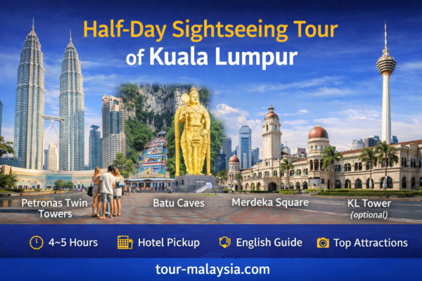 Half-Day Sightseeing Tour of the Best of Kuala Lumpur Malaysia