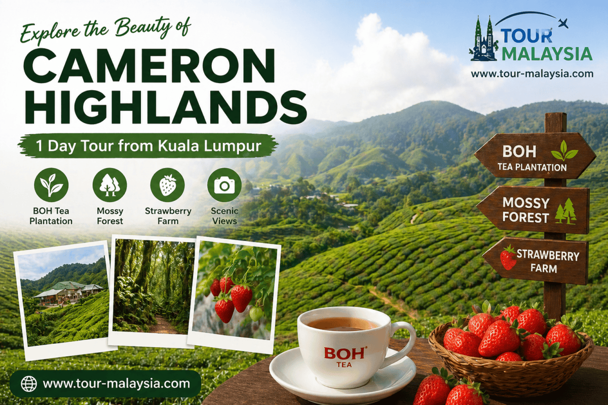 1 Day Cameron Highlands Tour from Kuala Lumpur – Itinerary