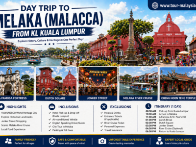 One Day Trip to Malacca from KL Kuala Lumpur | Private & Historical Melaka Tour