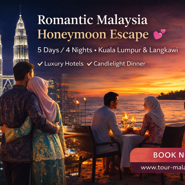 5 days tour Kuala Lumpur + Langkawi island Honeymoon Package