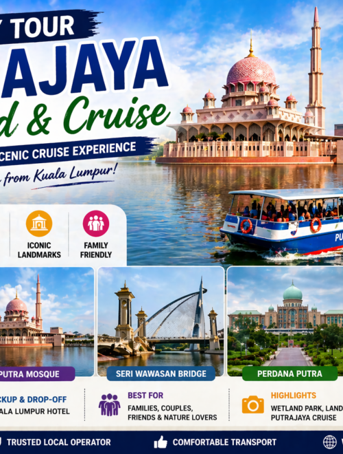 Kuala Lumpur 1 Day tour to Putrajaya Wetland + Putrajaya Cruise