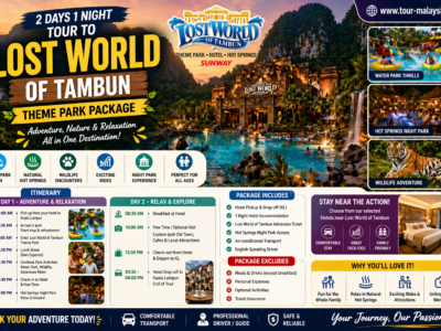 Tour to Lost World of Tambun Theme Park Package (Ipoh)