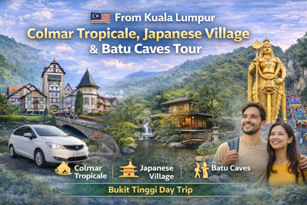 From Kuala Lumpur: Colmar Tropicale | Japanese Village & Batu Caves Tour