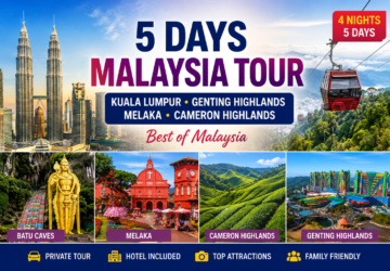 5 Days Kuala Lumpur, Genting Highlands, Melaka & Cameron Highlands Tour Package