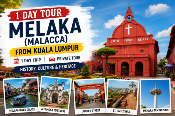 1 Day Melaka (Malacca) Tour from Kuala Lumpur – Itinerary